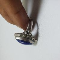 Nepali Silver Ring With Lapis Lazuli