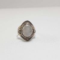 Moonstone Silver Ring