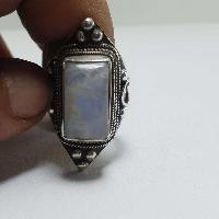 Moonstone Silver Ring