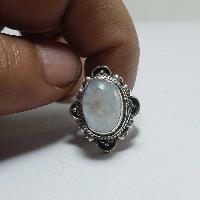 Moonstone Silver Ring