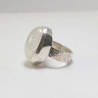 Moonstone Silver Ring