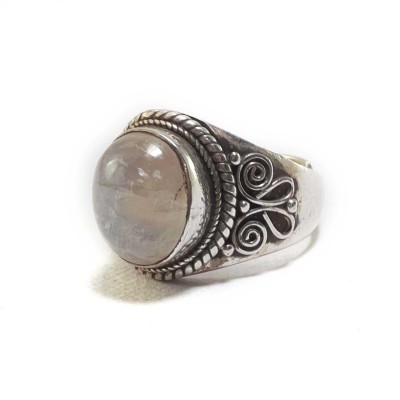 Moonstone Silver Ring