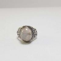 Moonstone Silver Ring