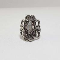 Moonstone Silver Ring