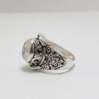 Moonstone Silver Ring