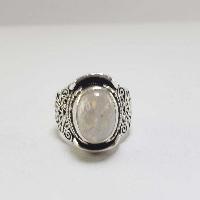 Moonstone Silver Ring