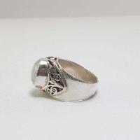 Moonstone Silver Ring