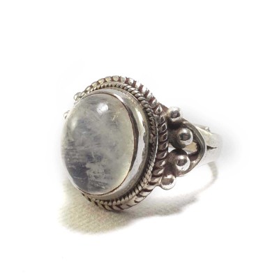 Moonstone Silver Ring