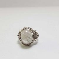 Moonstone Silver Ring