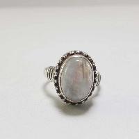 Moonstone Silver Ring