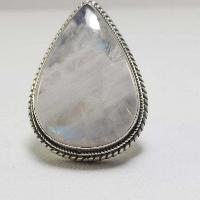 Moonstone Silver Ring