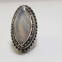 Moonstone Silver Ring