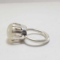 Moonstone Silver Ring