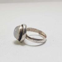 Moonstone Silver Ring