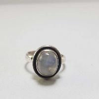 Moonstone Silver Ring