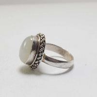 Moonstone Silver Ring