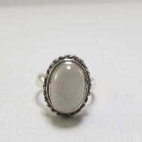 Moonstone Silver Ring