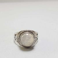 Moonstone Silver Ring