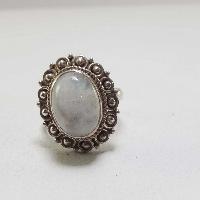 Moonstone Silver Ring