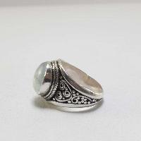 Moonstone Silver Ring