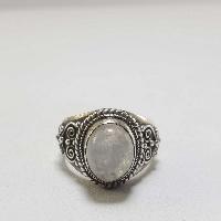 Moonstone Silver Ring