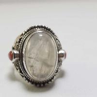 Moonstone Silver Ring