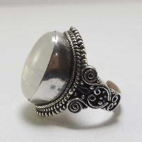 Moonstone Silver Ring