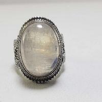 Moonstone Silver Ring