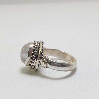 Moonstone Silver Ring