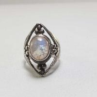 Moonstone Silver Ring