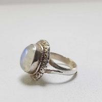 Moonstone Silver Ring