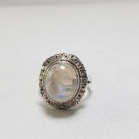 Moonstone Silver Ring