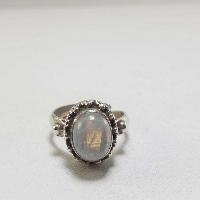 Moonstone Silver Ring