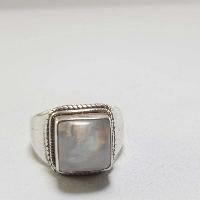 Moonstone Silver Ring