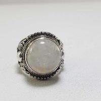 Moonstone Silver Ring