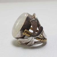 Moonstone Silver Ring