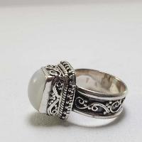 Moonstone Silver Ring