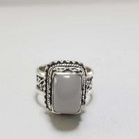 Moonstone Silver Ring