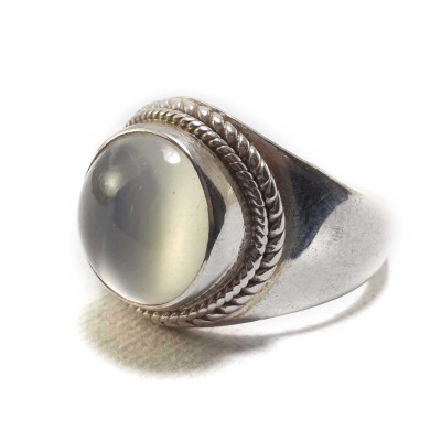 Moonstone Silver Ring