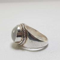 Moonstone Silver Ring