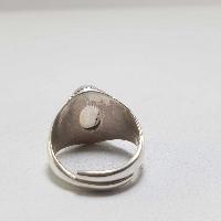 Moonstone Silver Ring