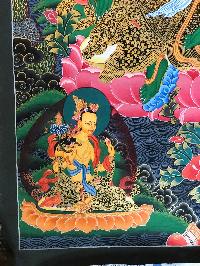 Tibetan Thangka Of Green Tara