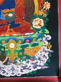 Tibetan Thangka Of Medicine Buddha