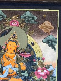 Tibetan Thangka Of Manjushri