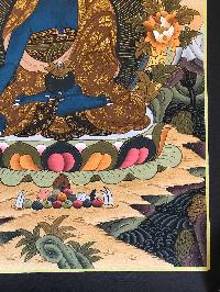 Tibetan Thangka Of Medicine Buddha