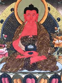 Tibetan Thangka Of Amitabha Buddha