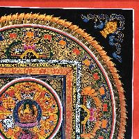 Tibetan Square Mandala With [shakyamuni Buddha]