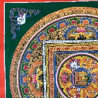 Tibetan Square Mandala With [shakyamuni Buddha]