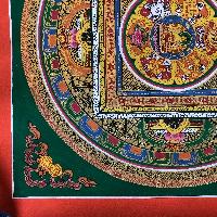 Tibetan Square Mandala With [shakyamuni Buddha]