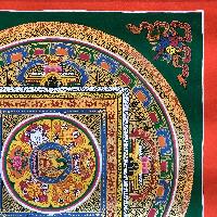 Tibetan Square Mandala With [shakyamuni Buddha]